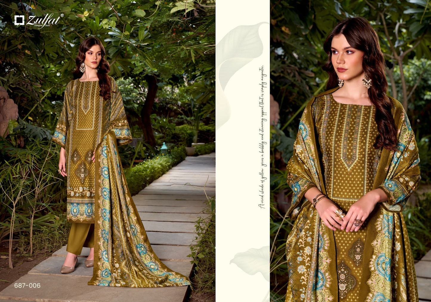 Begum Zulfat Designer Woolen Karachi Pashmina Salwar Suits Supplier India