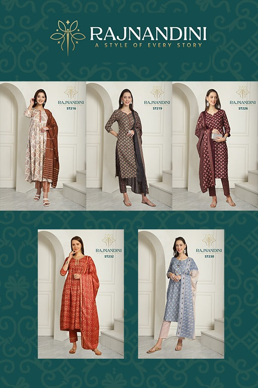 Bela Rajnandini Cotton Slub Readymade Pant Style Suits Manufacturer India