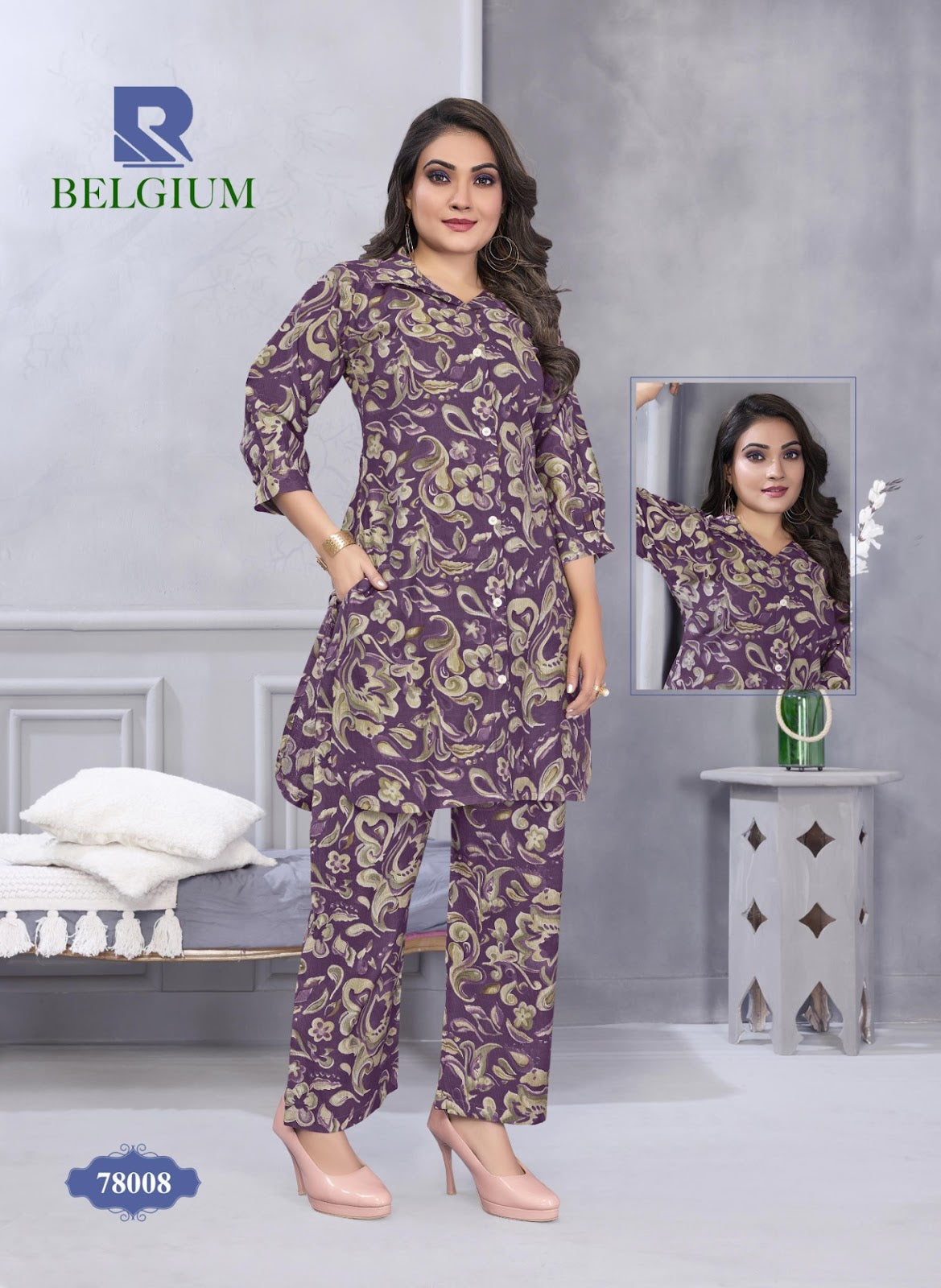 Belgium Raashi Vertical Co Ord Set Exporter Ahmedabad
