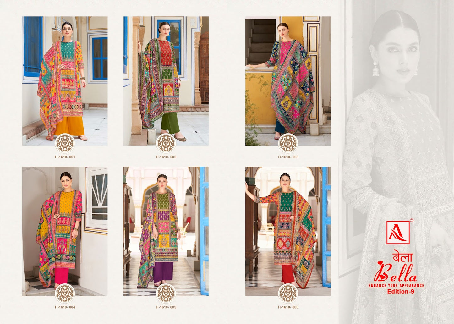 Bella Edition 9 Alok Muslin Pant Style Suits Manufacturer Ahmedabad