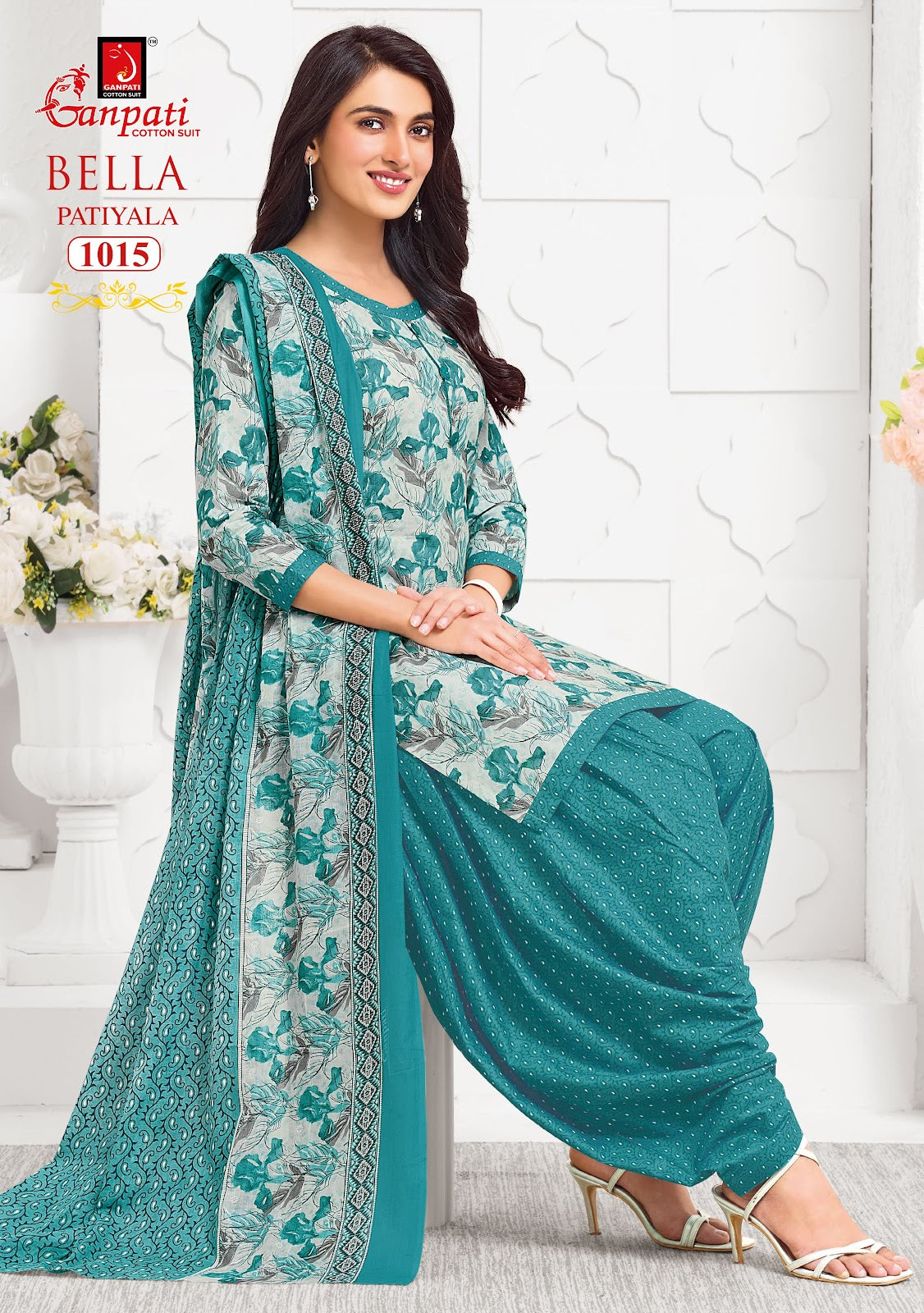 Bella Vol 10 Ganpati Readymade Cotton Patiyala Suits Exporter