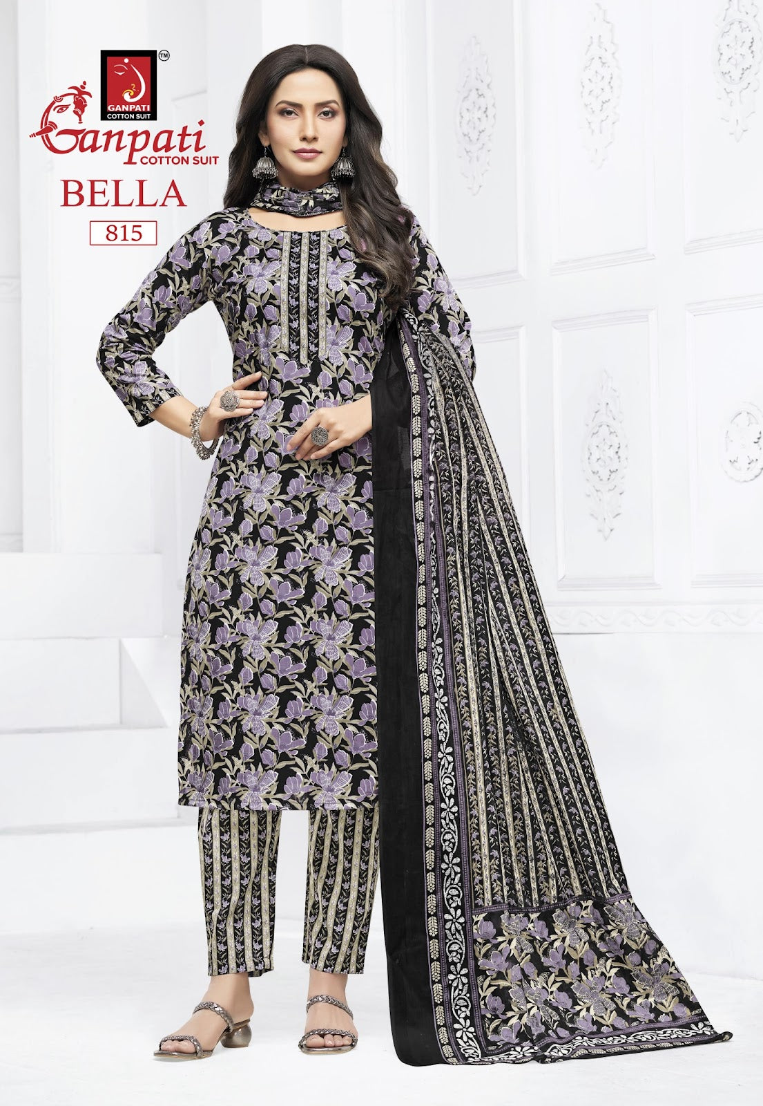 Bella Vol 8 Pant Ganpati Cotton Readymade Suits Wholesale Rate