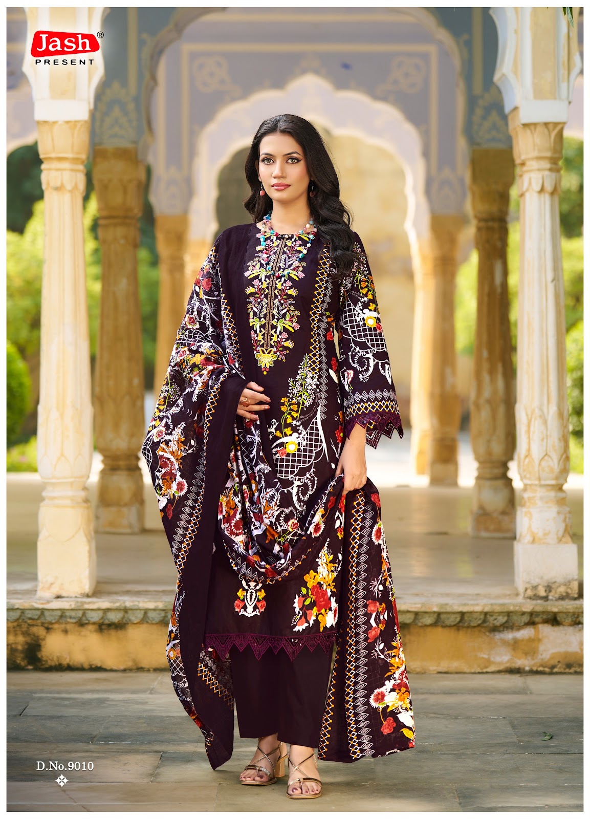 Bellisha Vol 9 Jash Cotton Karachi Salwar Suits Supplier Ahmedabad