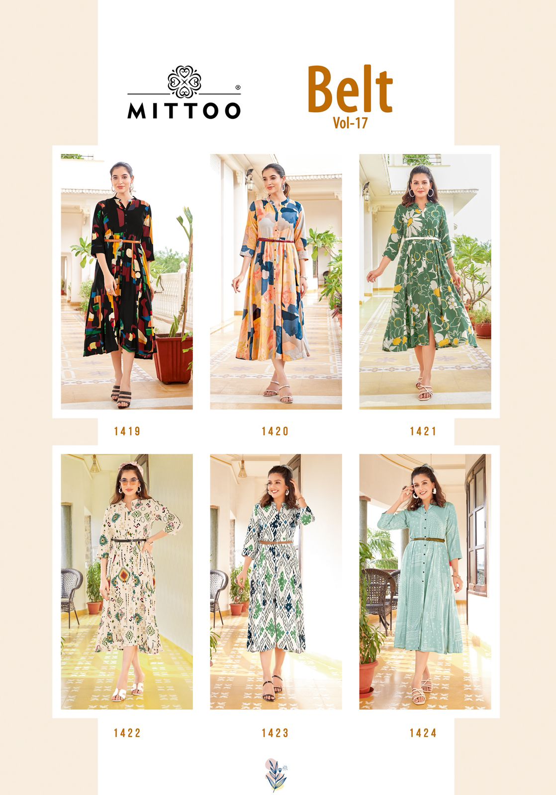 Belt Vol 17 Mittoo Rayon One Piece Wholesaler Ahmedabad