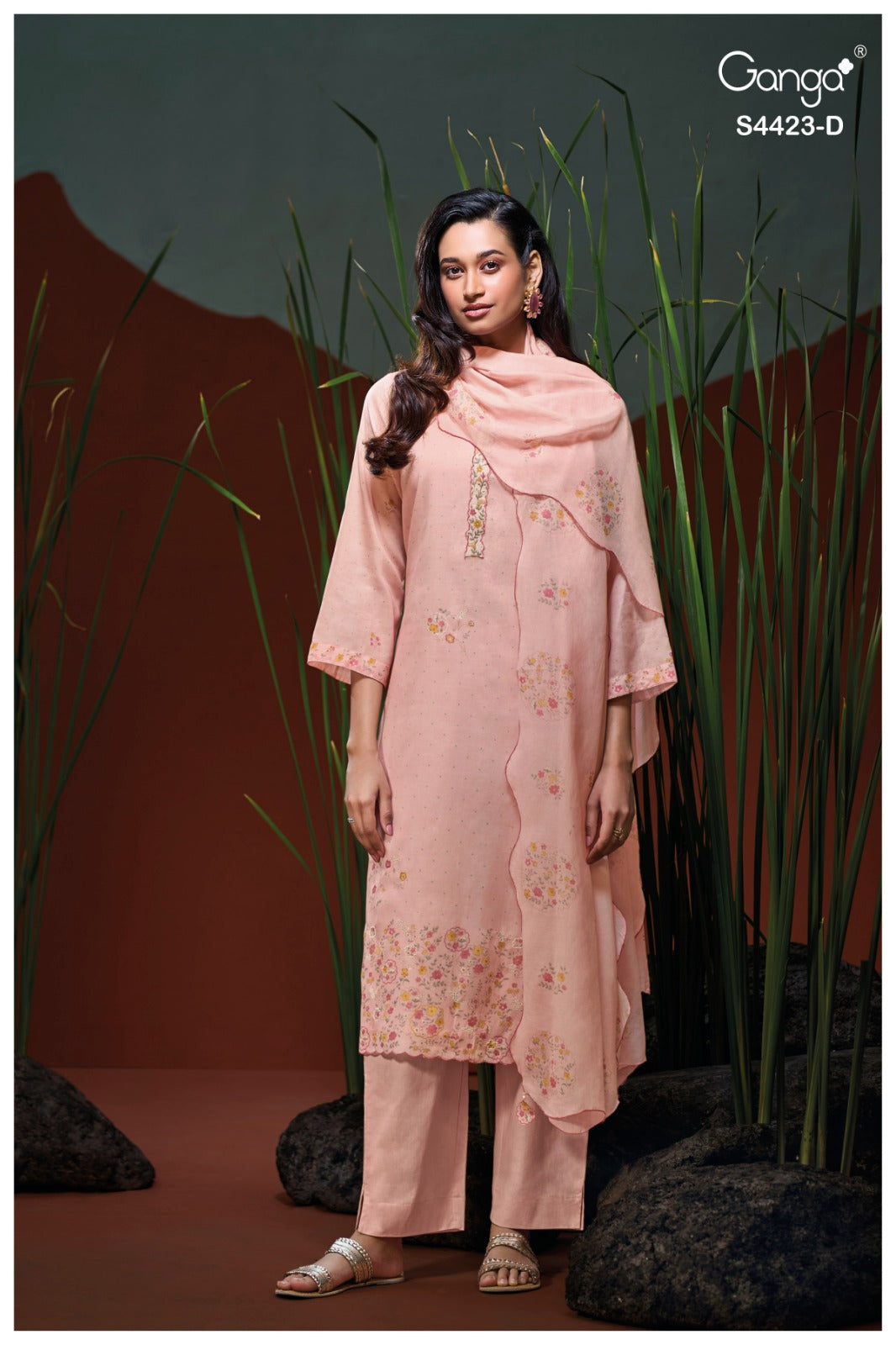 Bethra 4423 Ganga Mul Pant Style Suits Wholesaler Gujarat