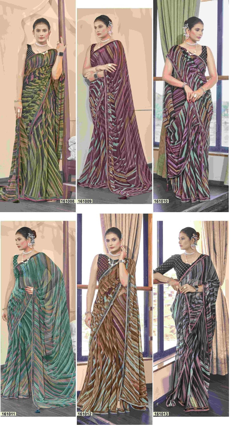 Bhadra Vol 2 Vallabhi Prints Georgette Sarees Manufacturer