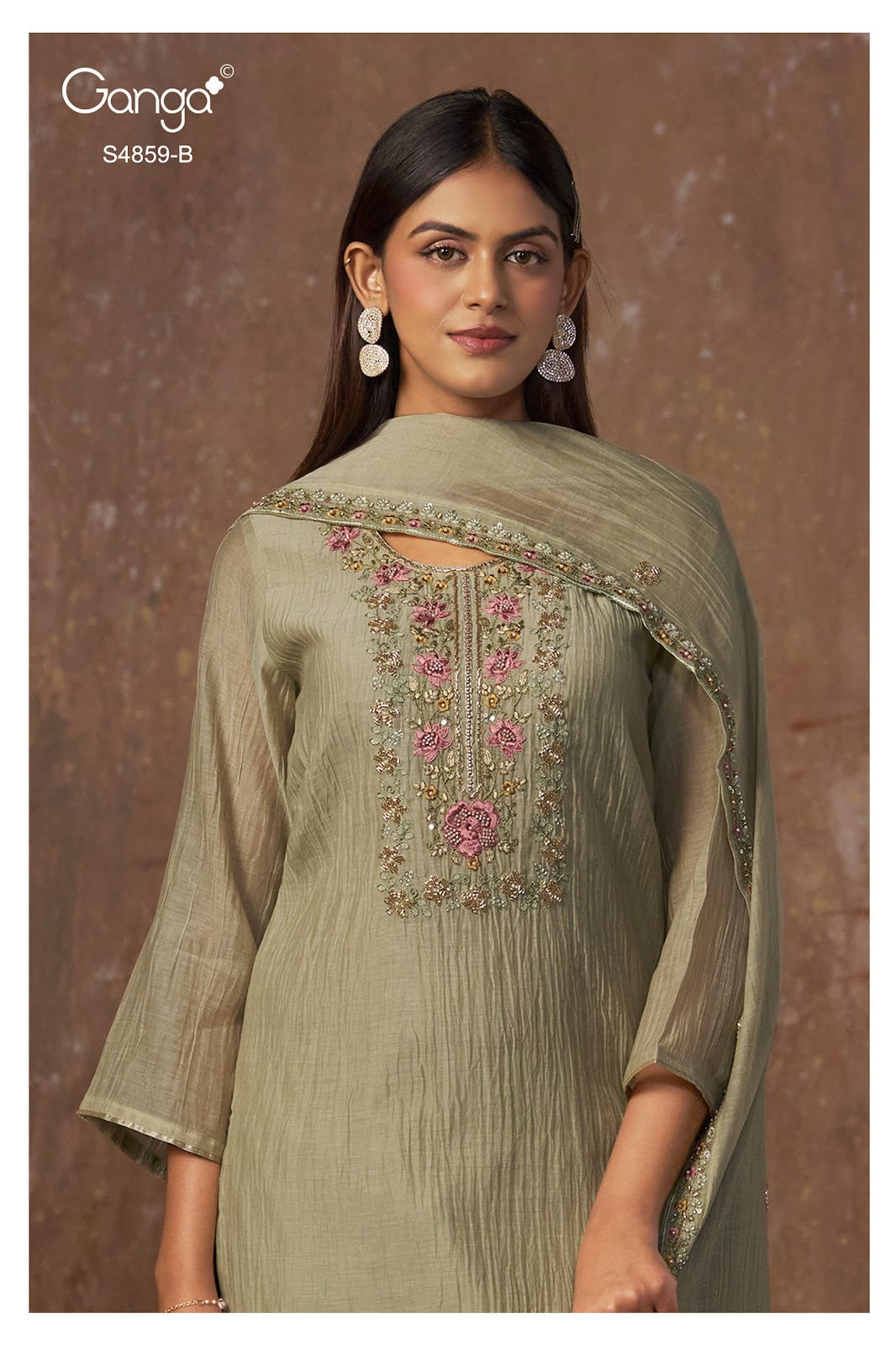 Bhakti S4859 Ganga Banarasi Plazzo Style Suits Supplier India