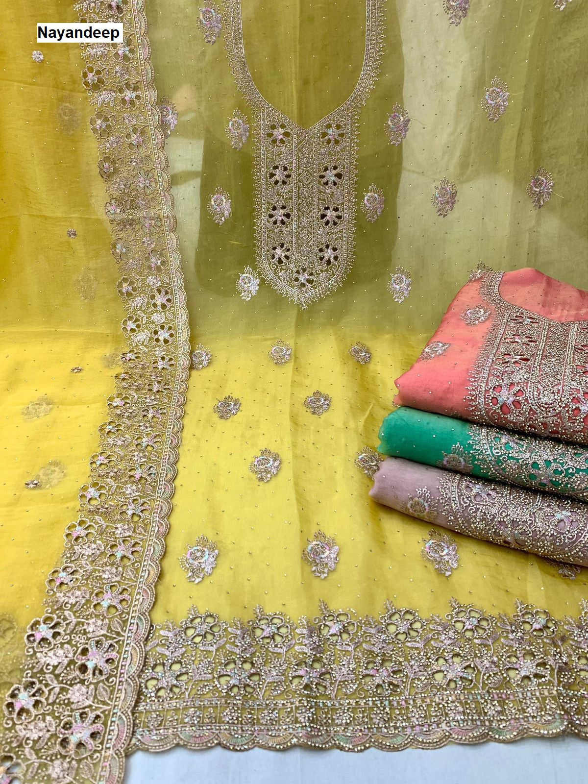 Bhawani Nayandeep Silk Salwar Suits Manufacturer India
