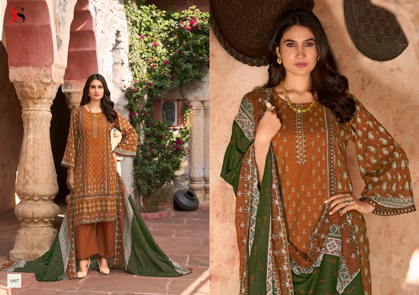Bin Saeed 19 Lawn Collection Deepsy Cotton Karachi Salwar Suits Exporter