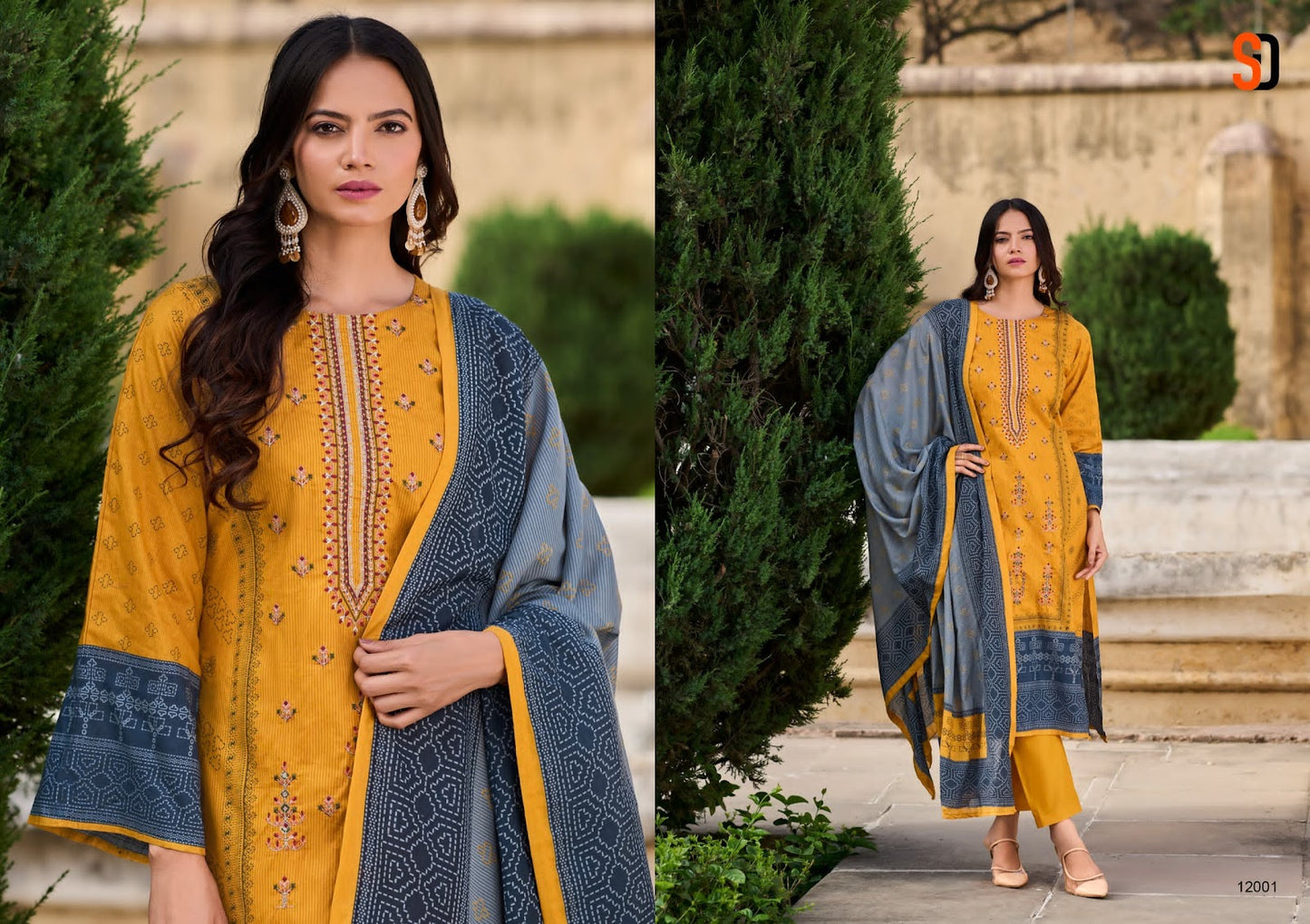 Bin Saeed Vol 12 Lawn Collection Shraddha Designer Cotton Karachi Salwar Suits Exporter