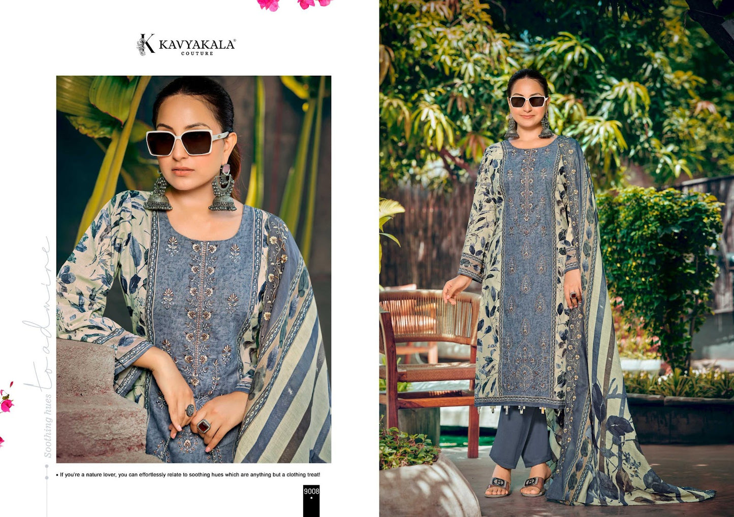 Bin Saeed ?Vol 9 Kavyakala Cambric Karachi Salwar Suits Supplier Ahmedabad