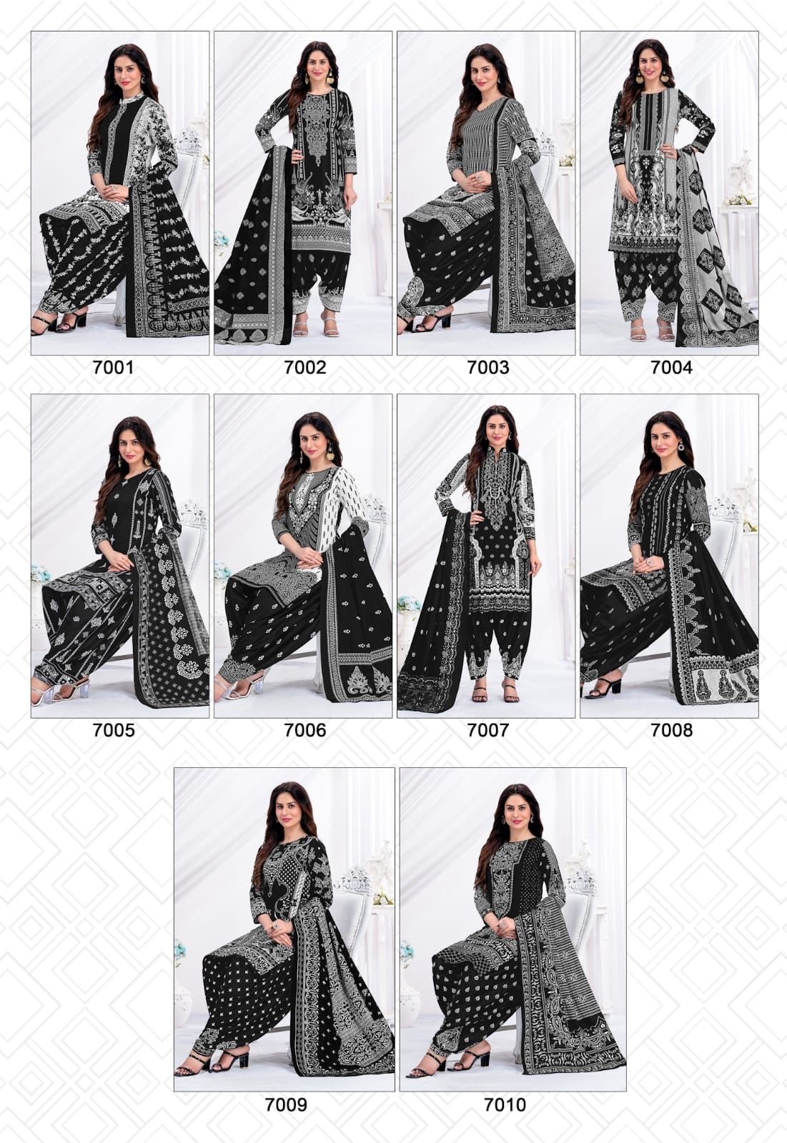 Black Beauty Vol 7 Jt Cotton Cotton Dress Material