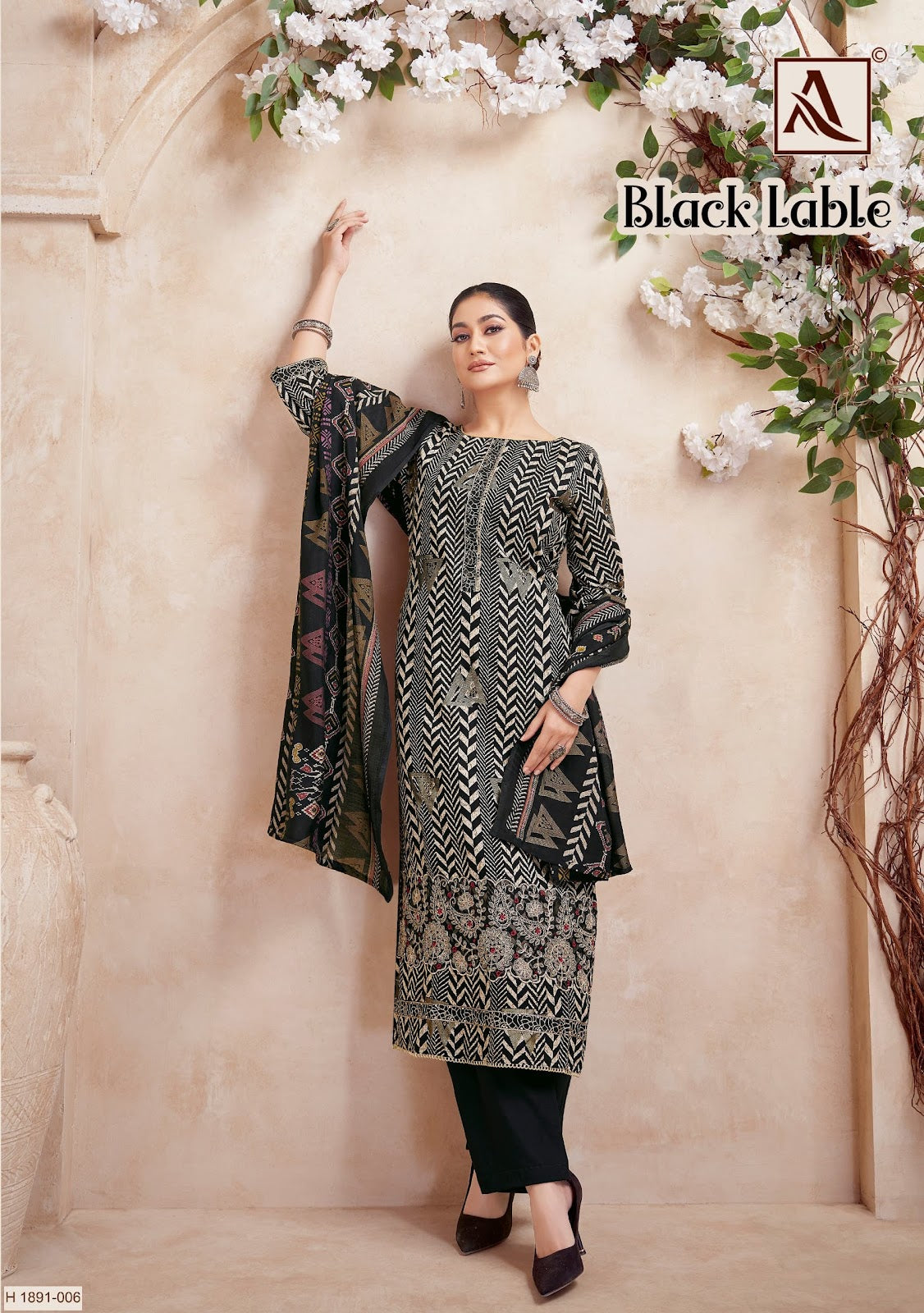 Black Lable Alok Pure Viscose Pant Style Suits Supplier Gujarat