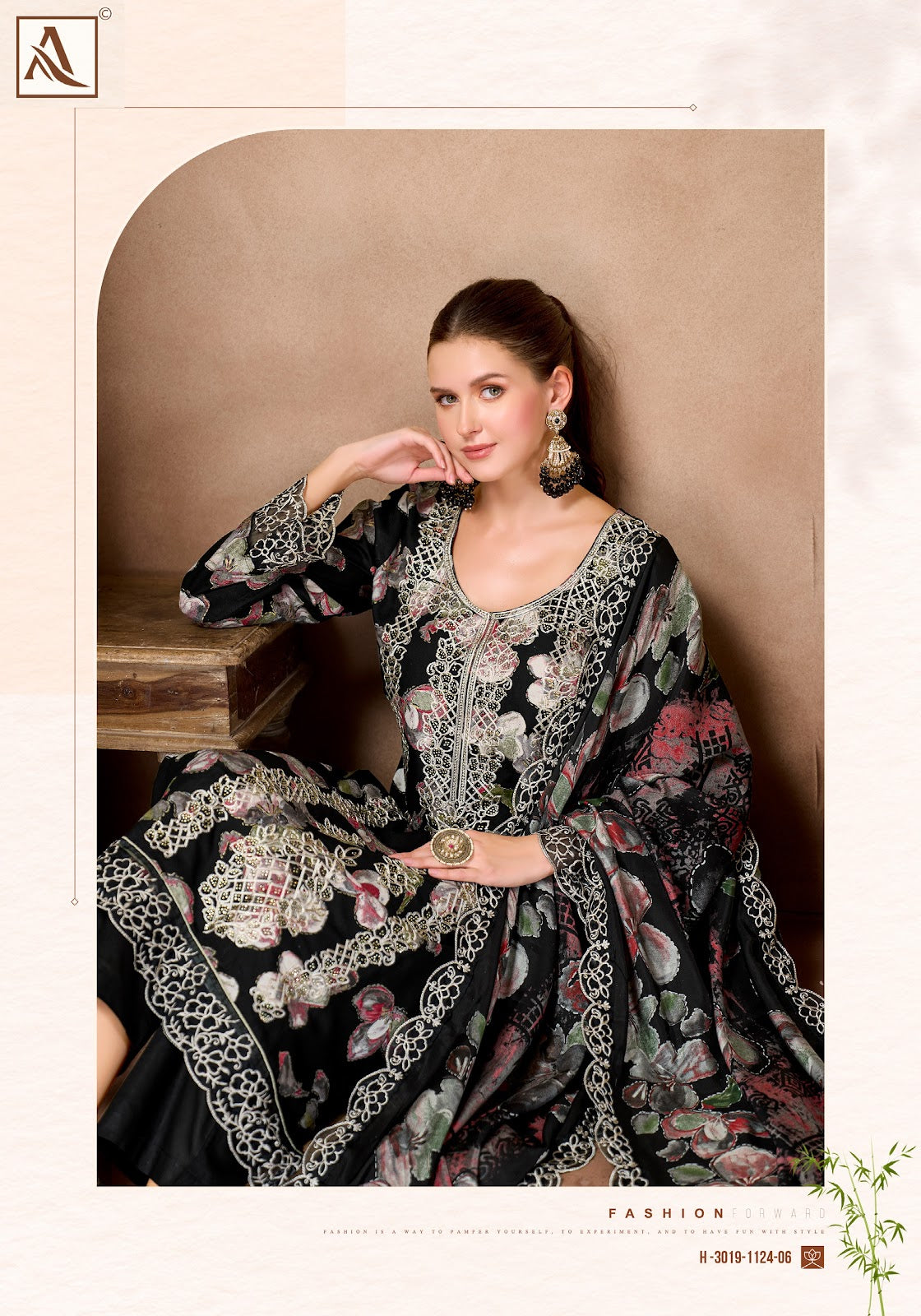 Black Moon Edition 4 Alok Viscose Reyon Karachi Salwar Suits Wholesale Price