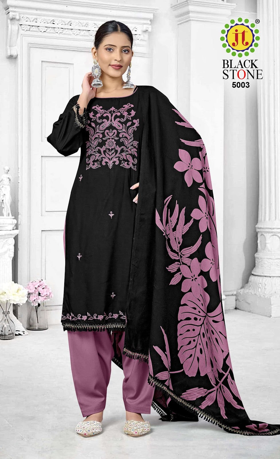 Black Stone Vol 5 Jt Rayon Pant Style Suits Wholesaler