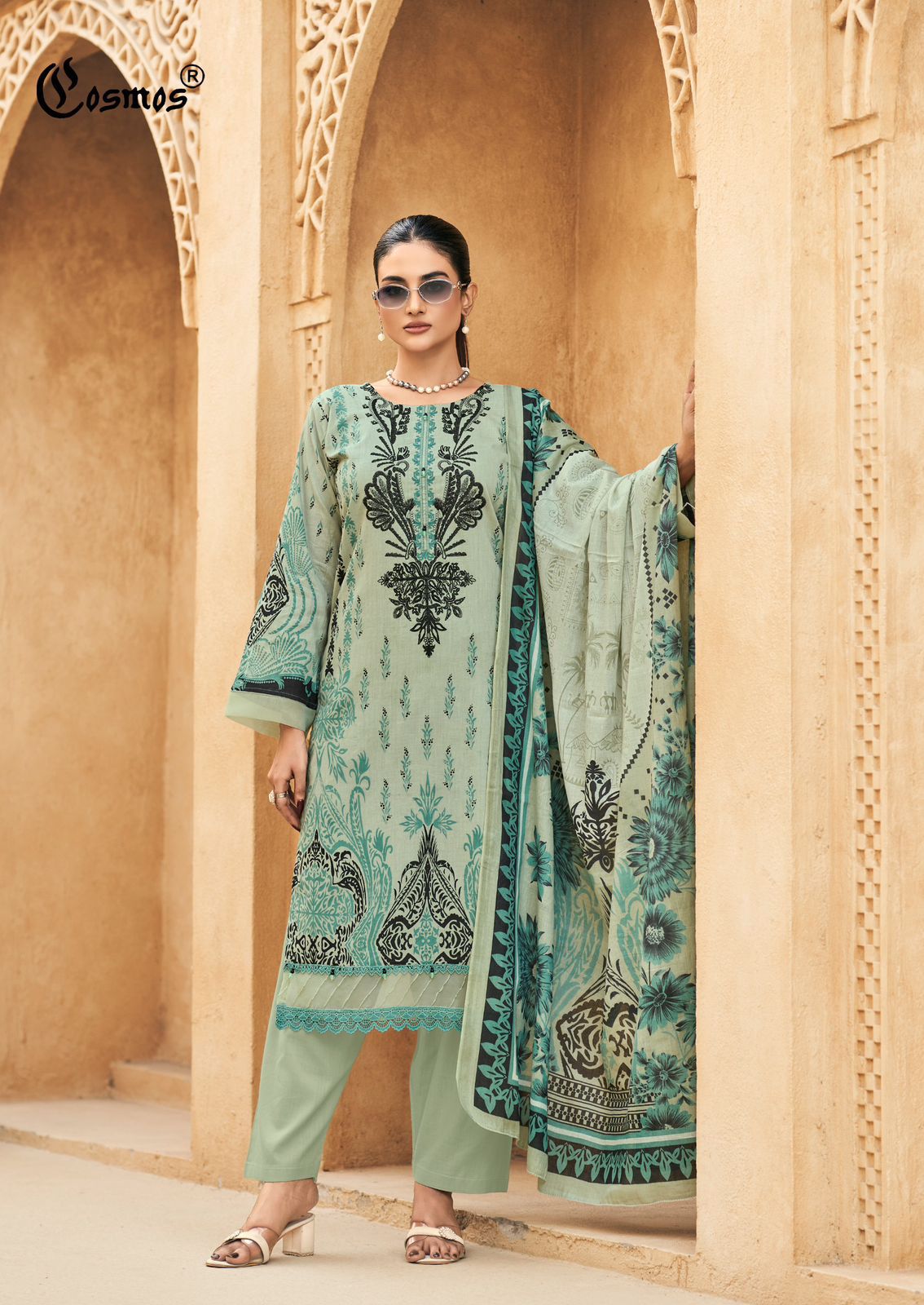 Bliss Lawn Vol 2 Cosmos Fashion Lawn Cotton Karachi Salwar Suits Exporter Gujarat