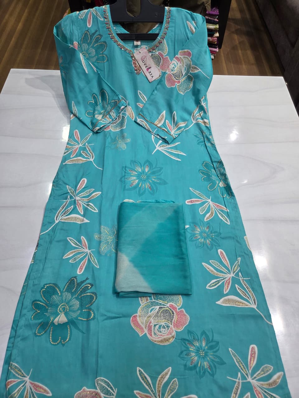 Blossom Series Dveeja Fashion Reyon Readymade Pant Style Suits Supplier India