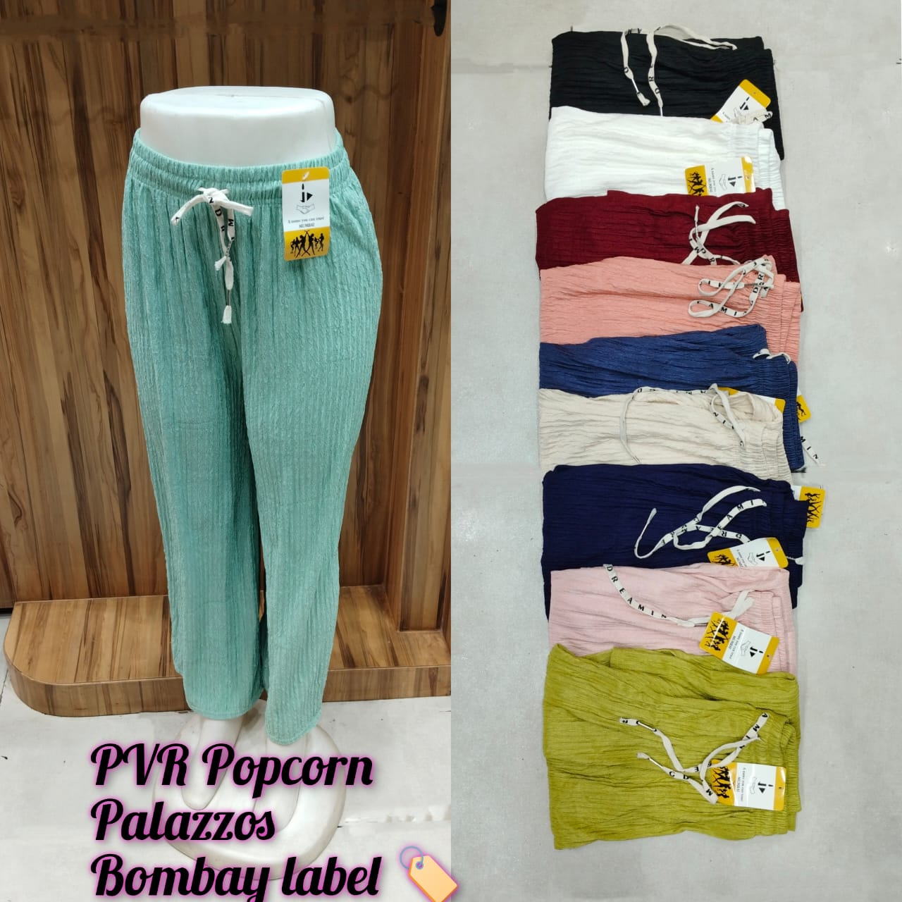 Bombay Label Hanso Branded Palazzo Exporter Gujarat