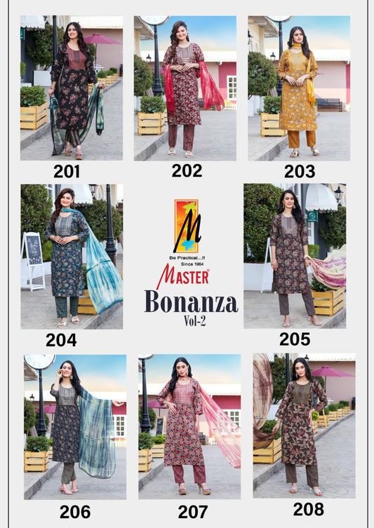 Bonanza Vol 2 Master Capsule Readymade Pant Style Suits Manufacturer Ahmedabad