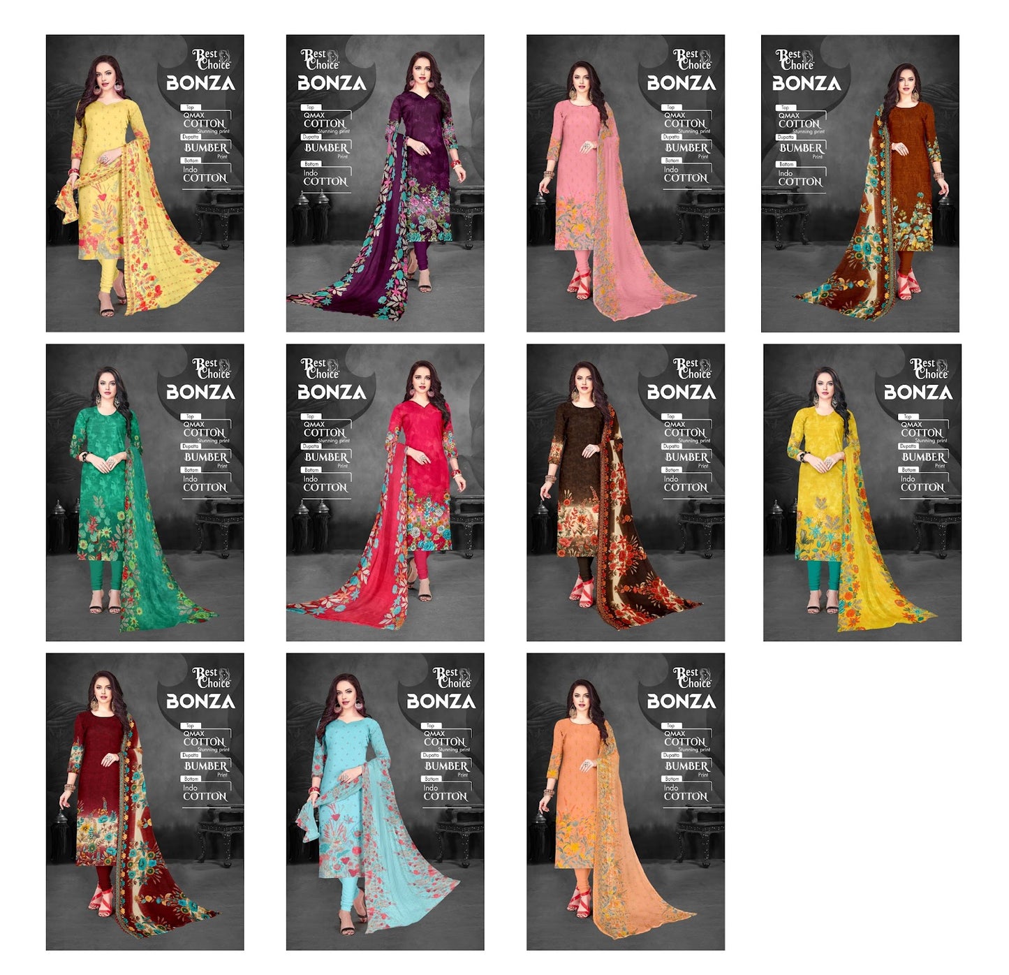 Bonza Best Choice Cotton Pant Style Suits Supplier
