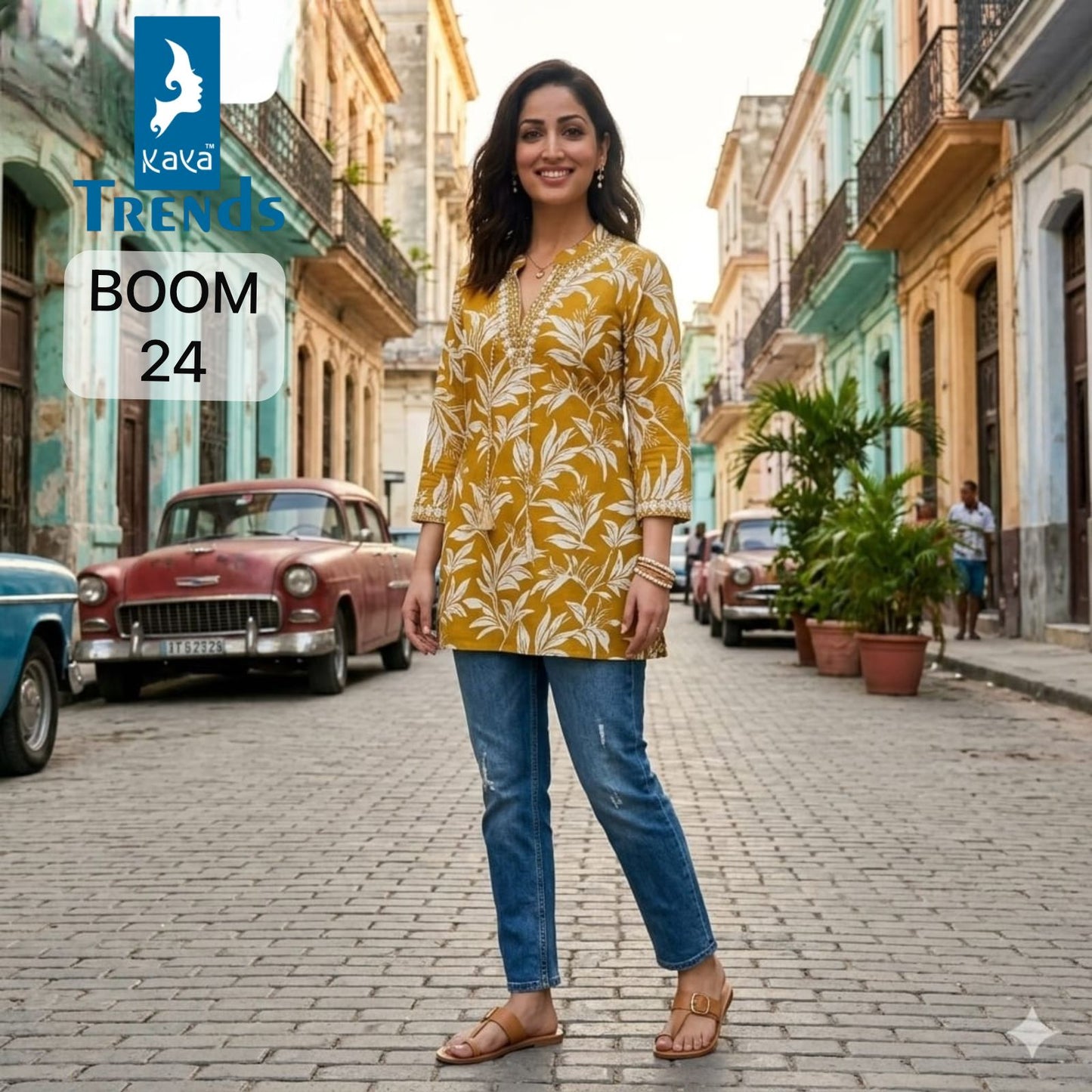 Boom Kaya Trends Rayon Short Kurtis Wholesaler