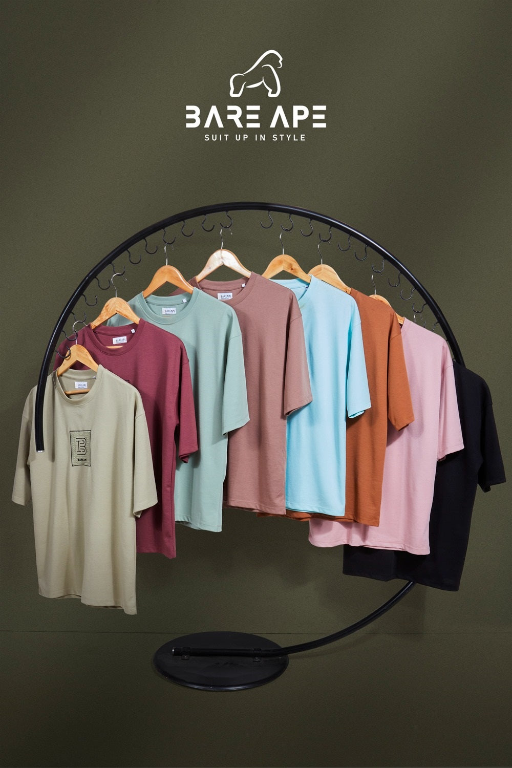 Br 1004 Bare Ape Interlock Mens Tshirts Exporter Ahmedabad
