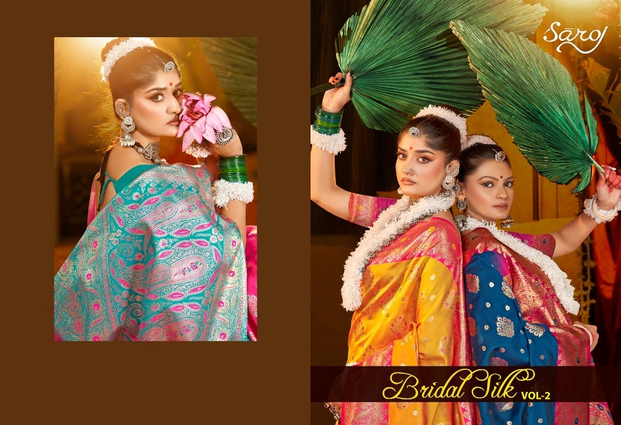 Bridal Silk Vol 2 Saroj Sarees Wholesaler India