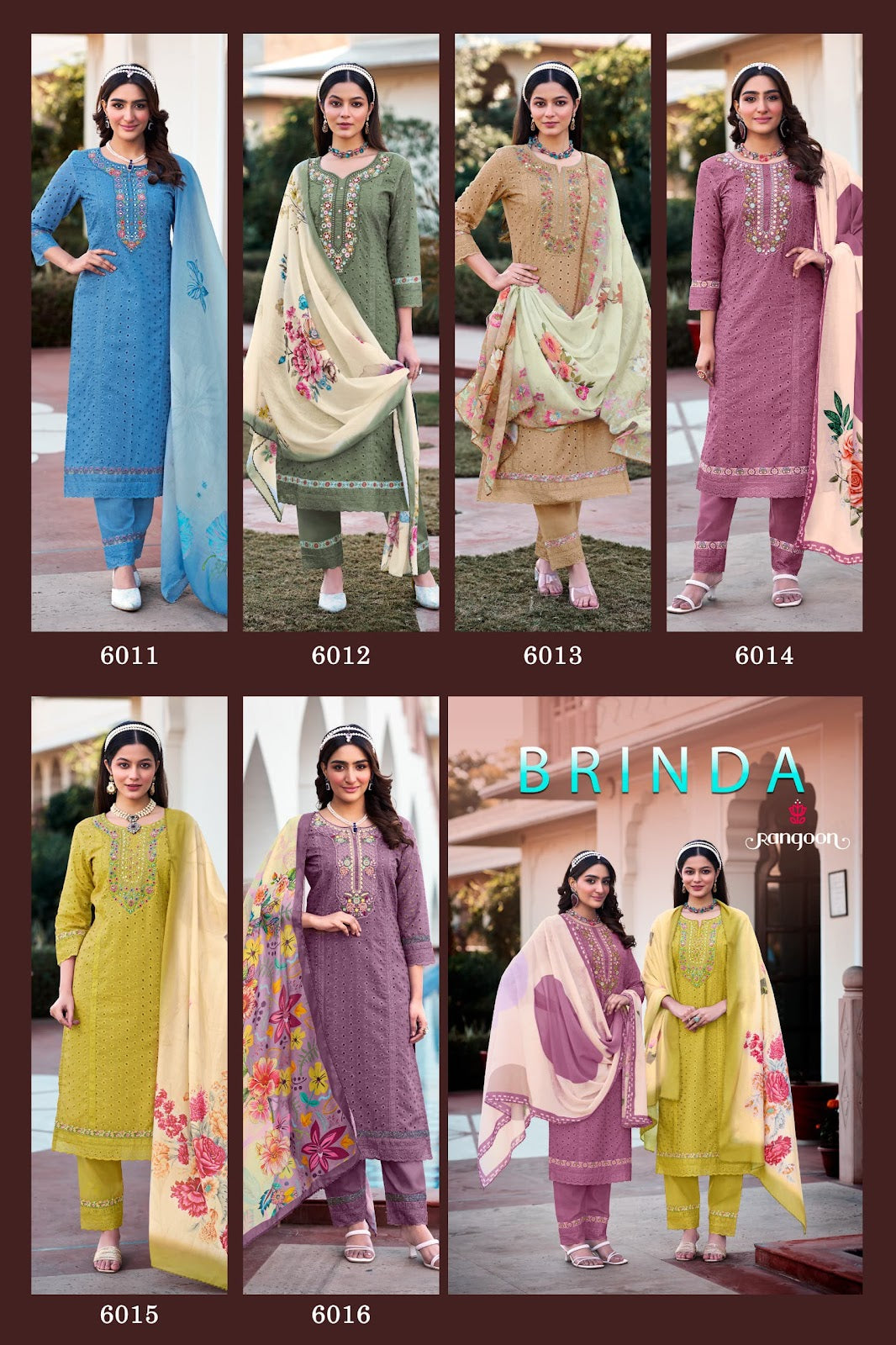 Brinda Rangoon Pure Cotton Readymade Suits Supplier
