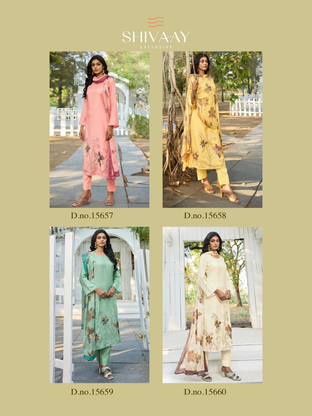 Brinda Shivaay Viscose Muslin Pant Style Suits Manufacturer Ahmedabad