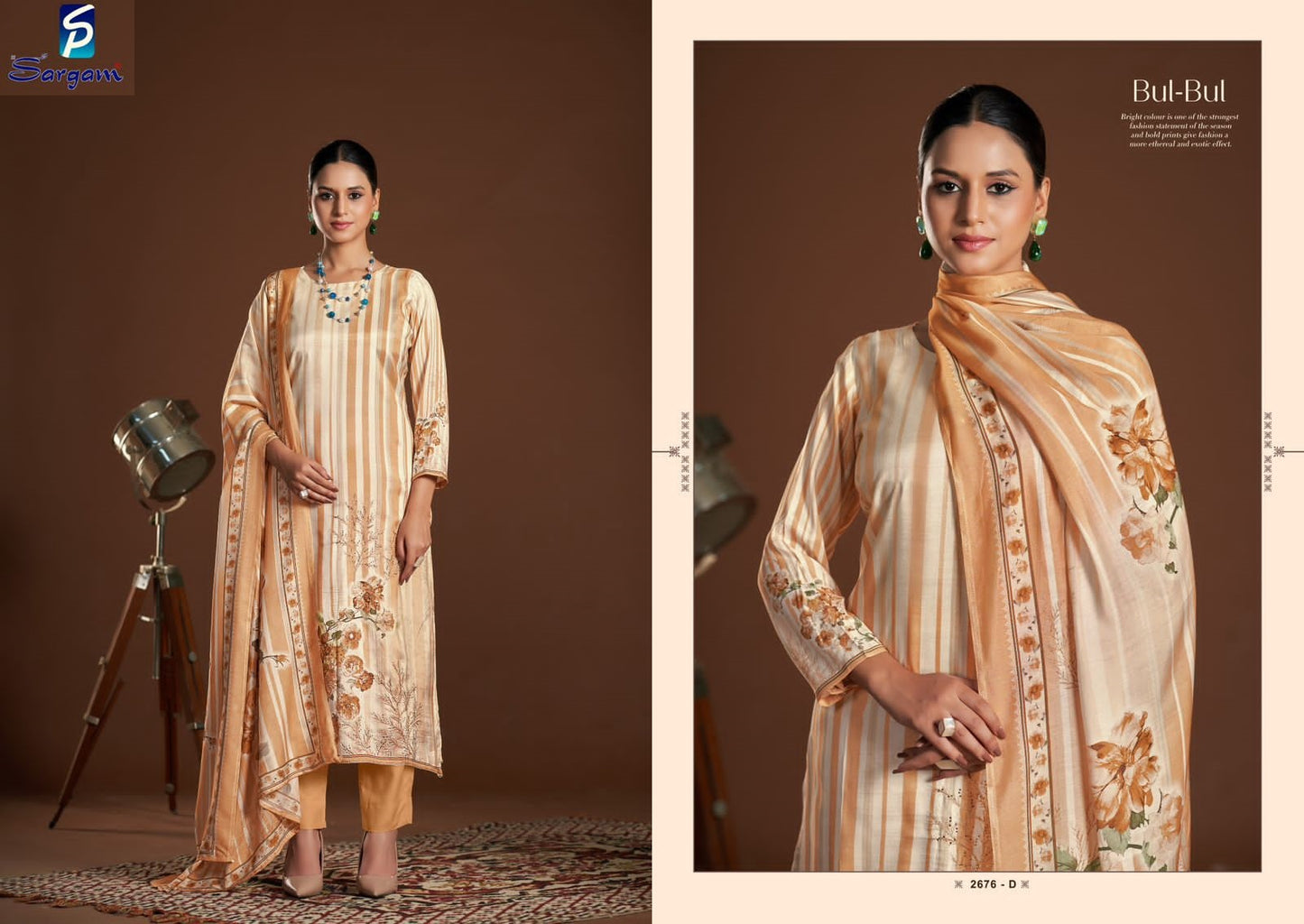 Bulbul Sargam Prints Viscose Muslin Pant Style Suits Wholesale