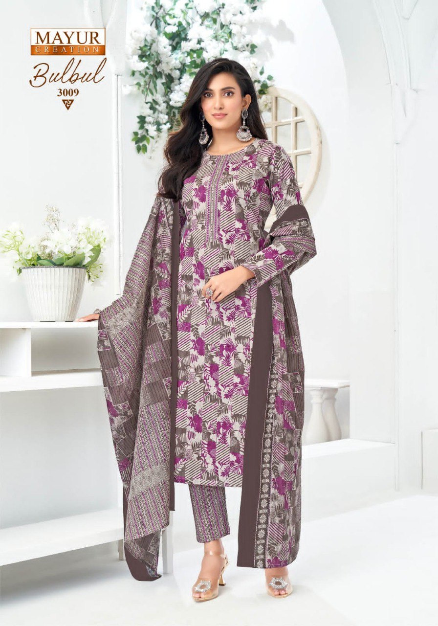 Bulbul Vol 3 Mayur Creation Readymade Cotton Pant Suits Manufacturer