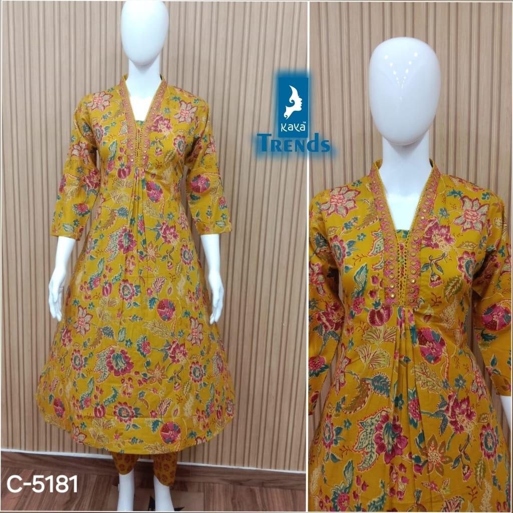 C 5181-5183 Kaya Cotton Co Ord Set Wholesale Price