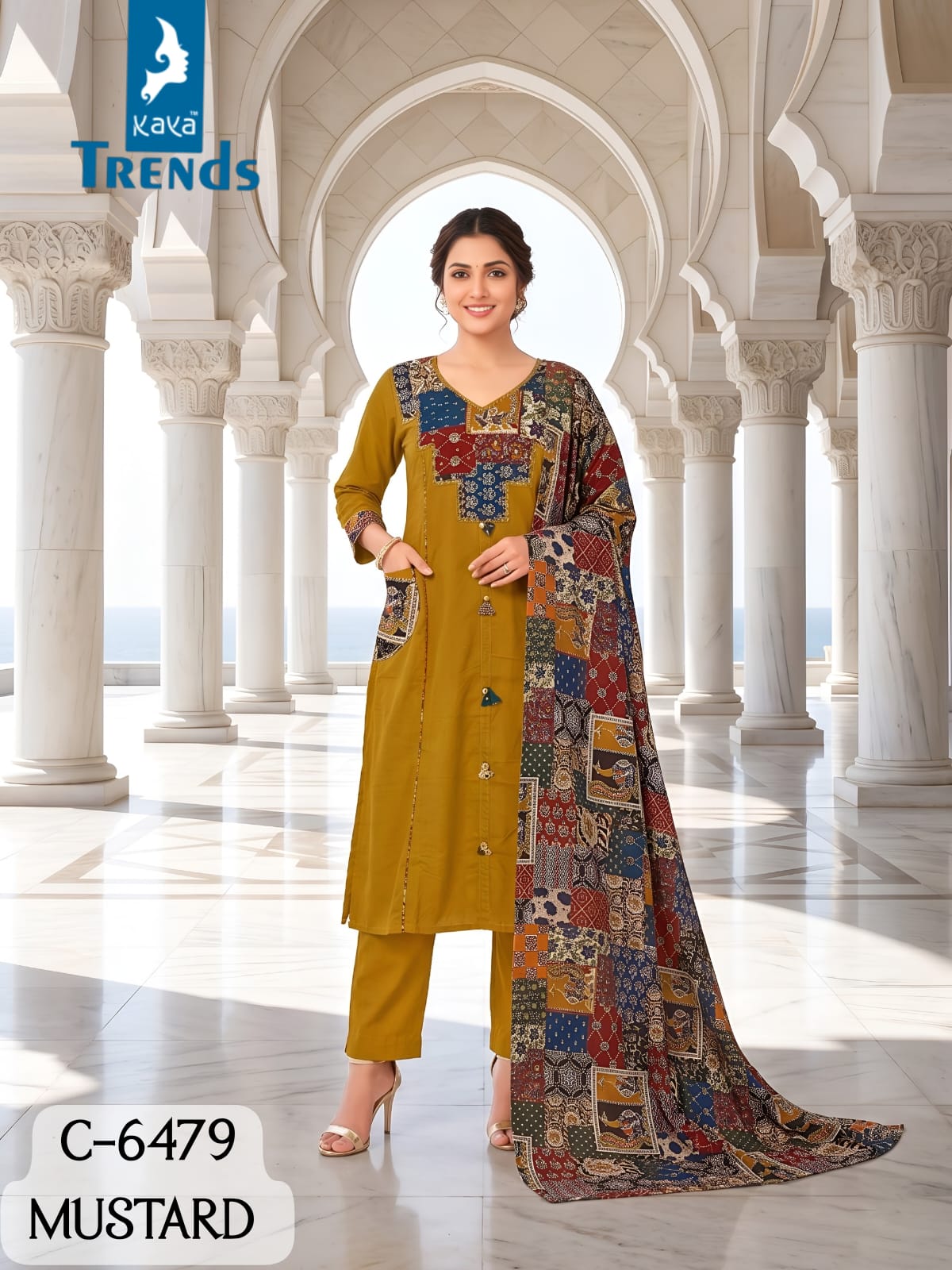 C 6479 Kaya Trends Cotton Dhabu Readymade Pant Style Suits Wholesaler Gujarat