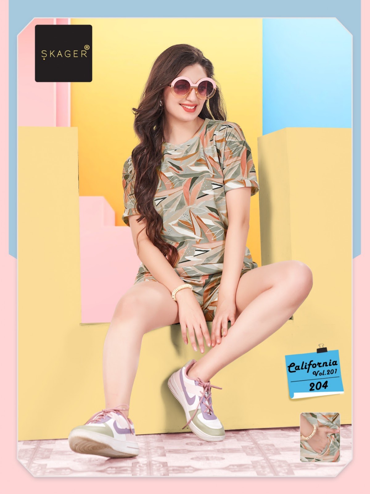 California Vol 2 Skager Imported Shorts Night Suits Wholesale Price