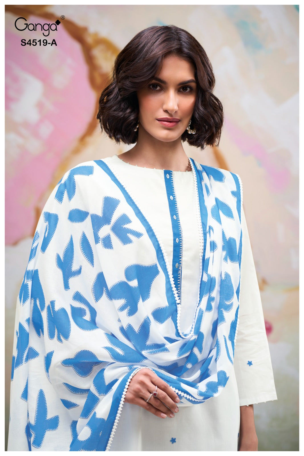 Canshi 4519 Ganga Cotton Plazzo Style Suits Wholesale Price