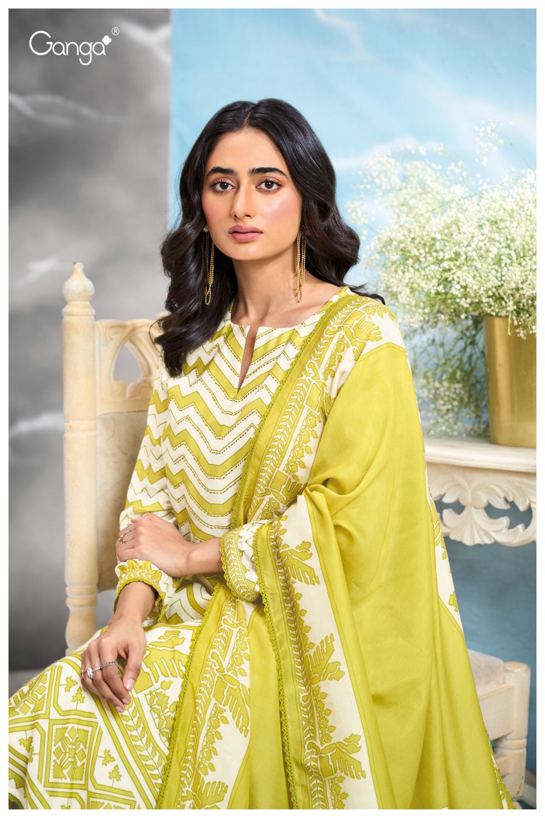 Carmen 3231 Ganga Premium Bemberg Plazzo Style Suits Supplier