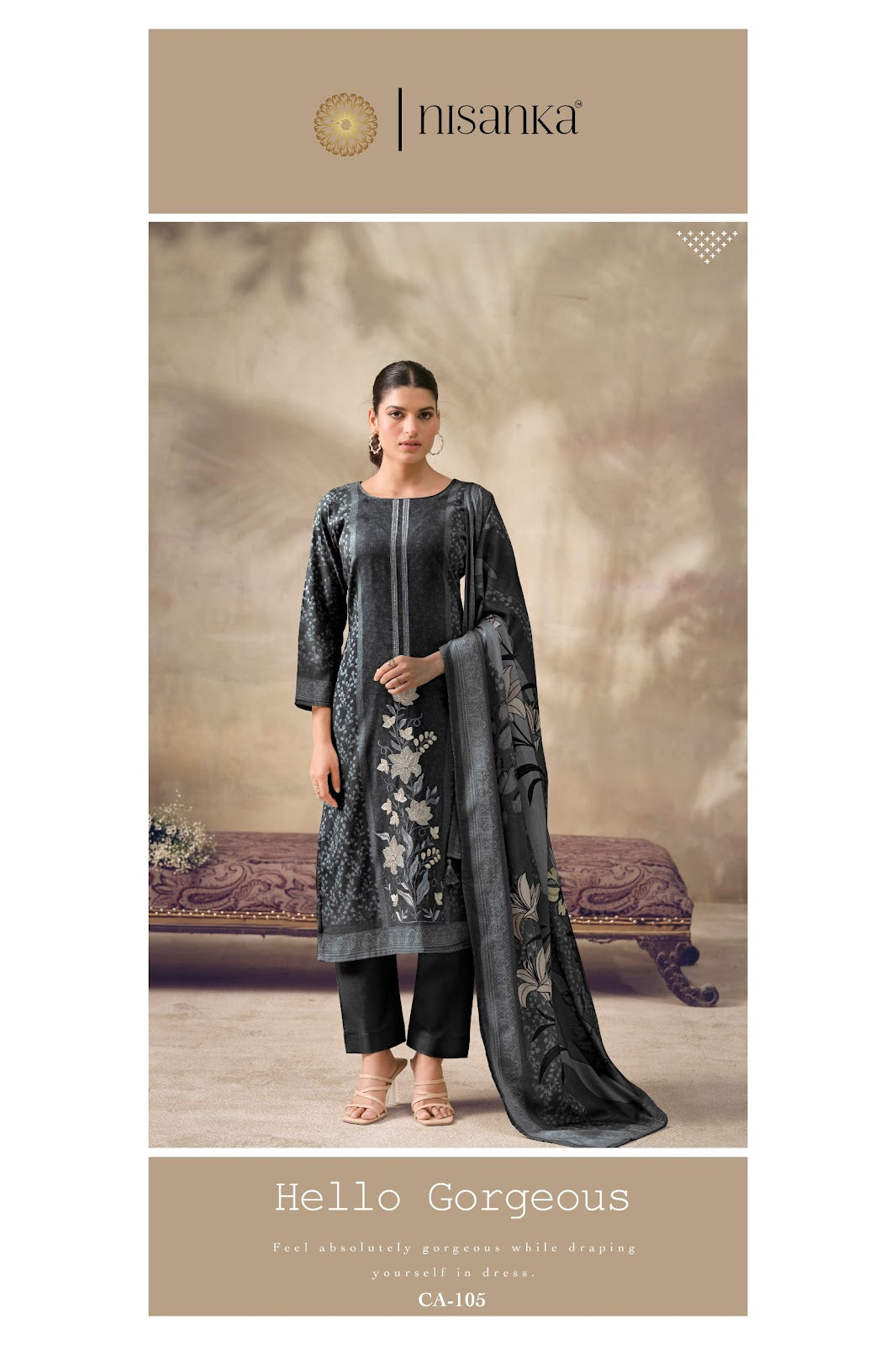 Cashmere Vol 7 Nisanka Lawn Karachi Salwar Suits Wholesaler Ahmedabad