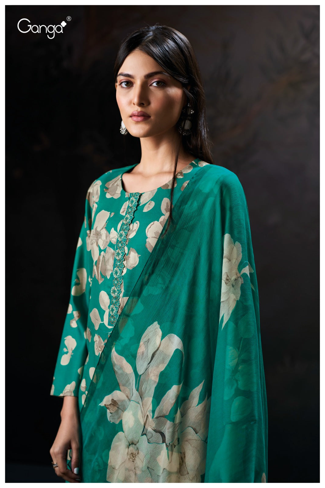 Cassie 3859 Ganga Pashmina Suits Manufacturer