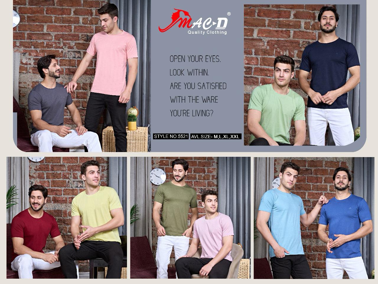 Cat No 5581 Mac D Mens Tshirts Wholesale