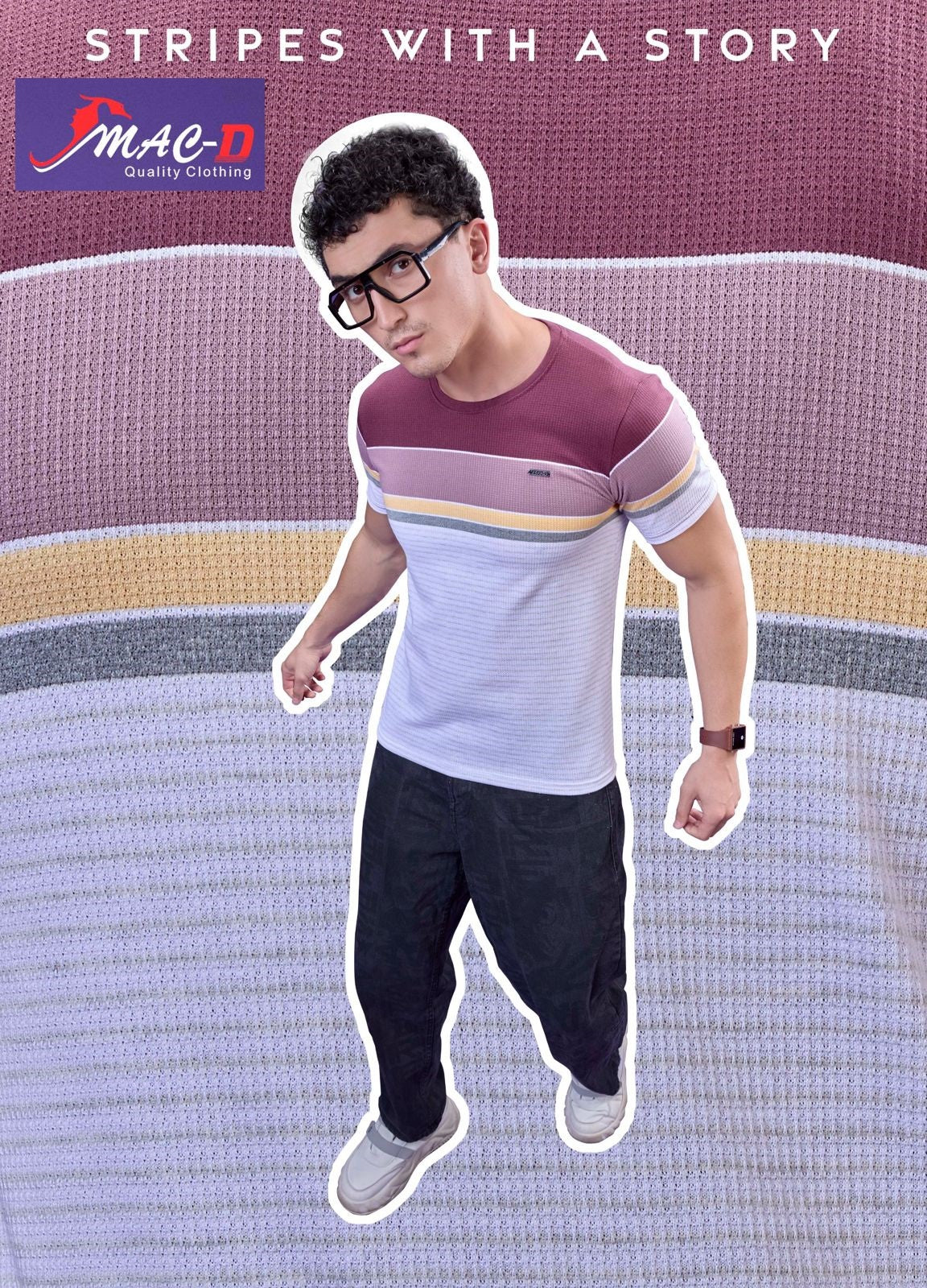 Cat No 594 Mac D Knit Mens Tshirts Wholesaler Ahmedabad