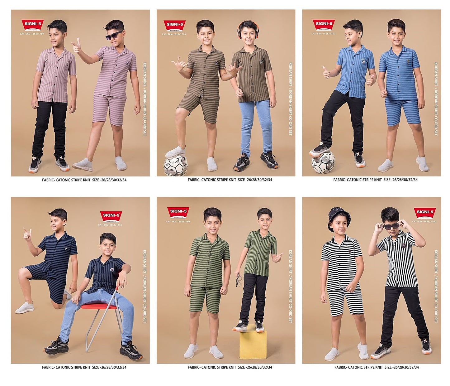 Cat Srv-1655 Signi 5 Knit Boys Co Ord Set Supplier Gujarat