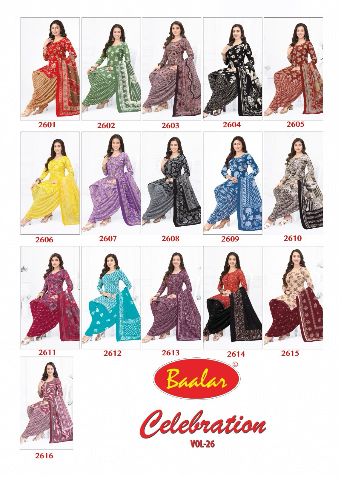 Celebration Vol 26 Baalar Cotton Dress Material Supplier Ahmedabad