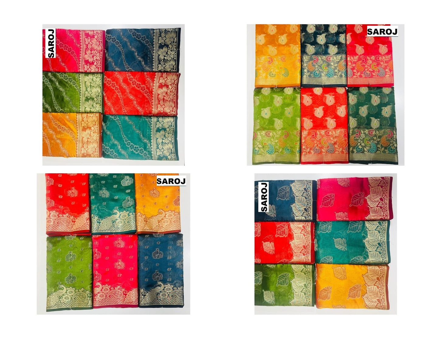 Chandan Organja Saroj Sarees Supplier