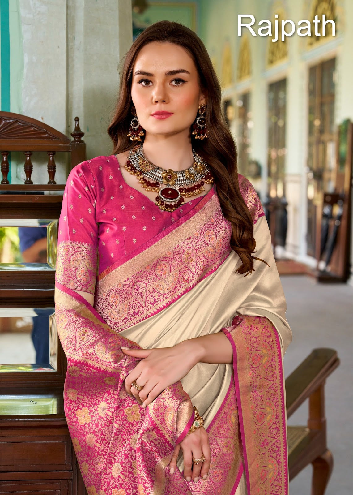 Chandan Silk Rajpath Soft Silk Sarees Supplier India