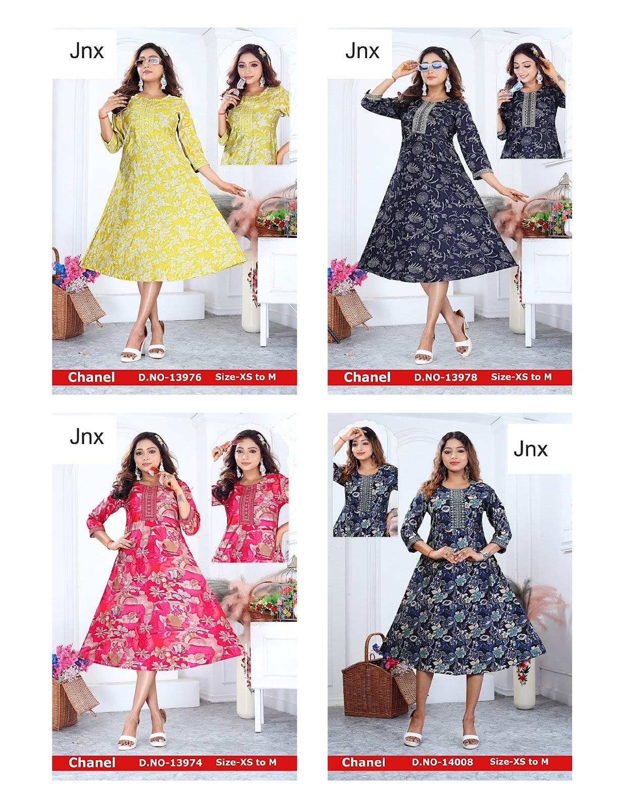 Chanel Jnx Vertican Anarkali Kurtis Manufacturer Ahmedabad