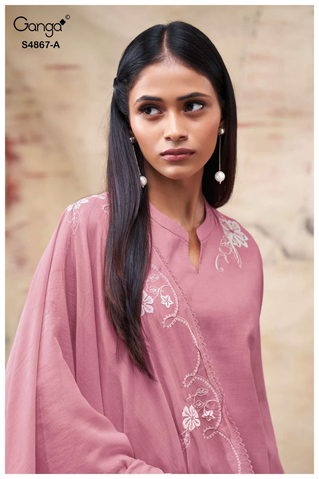 Charika S4867 Ganga Bemberg Plazzo Style Suits Manufacturer Gujarat