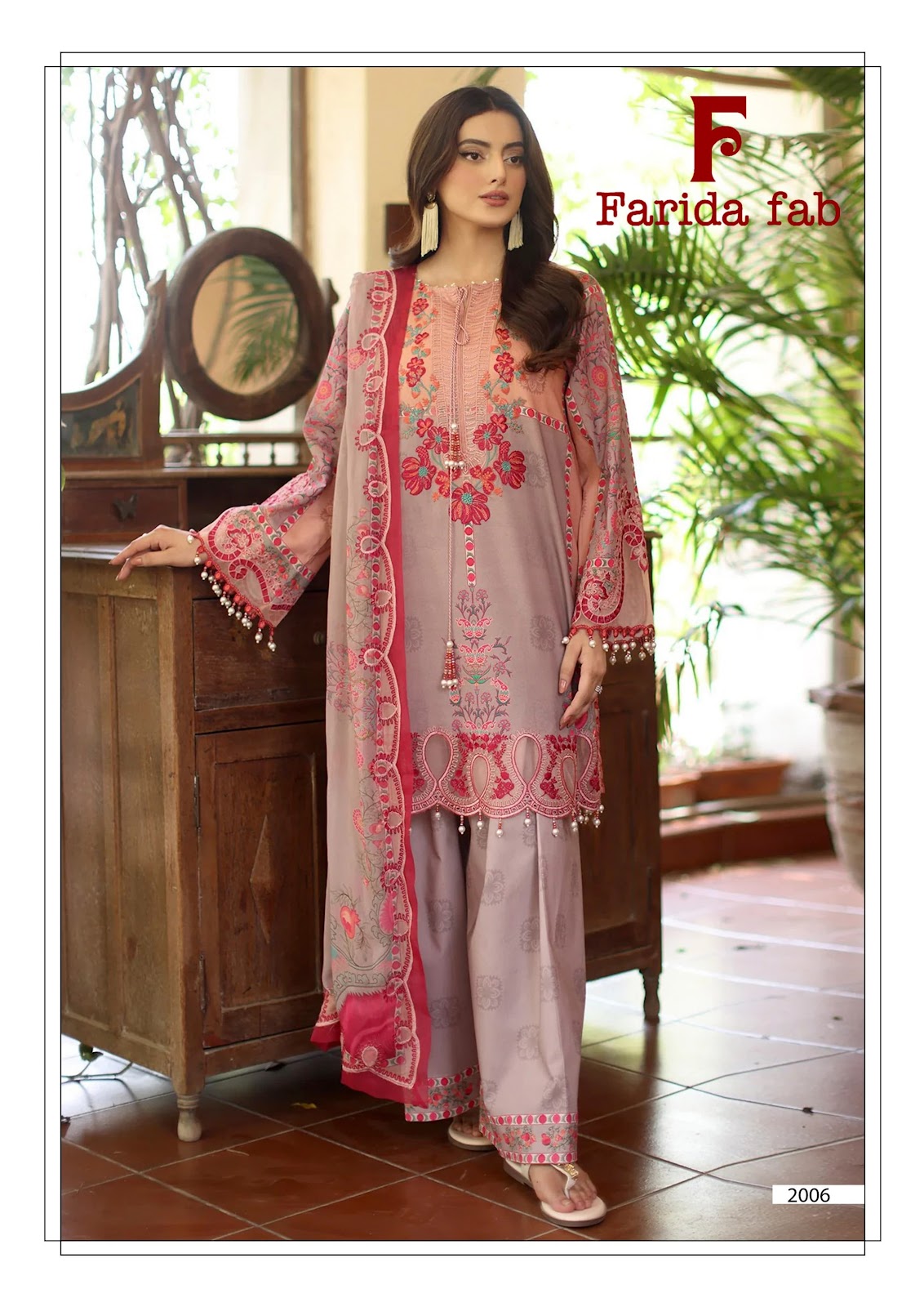 Charizma Vol 2 Farida Fab Cotton Karachi Salwar Suits Wholesaler India