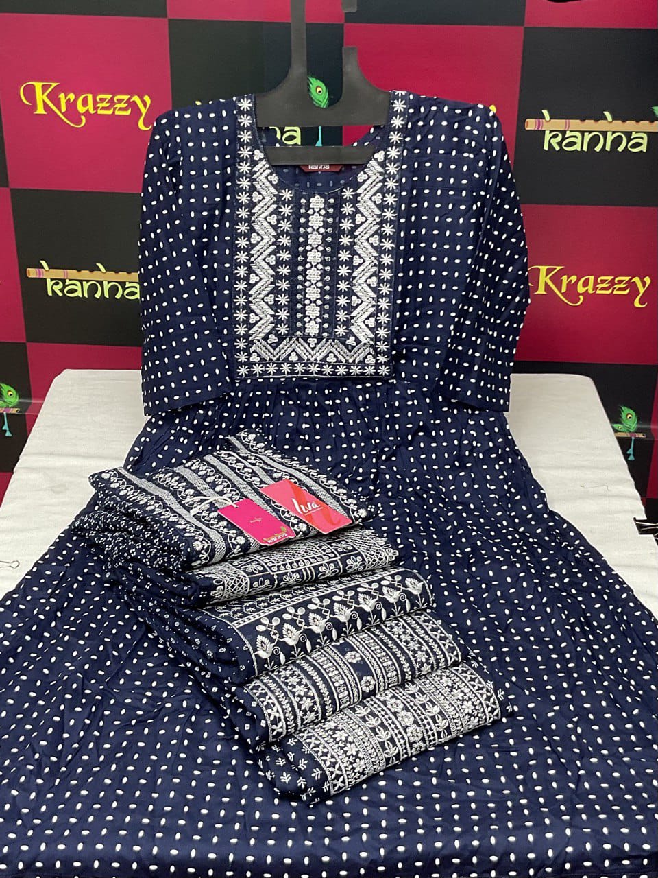 Cherry 180225 Kanha Reyon Kurti With Pocket Supplier