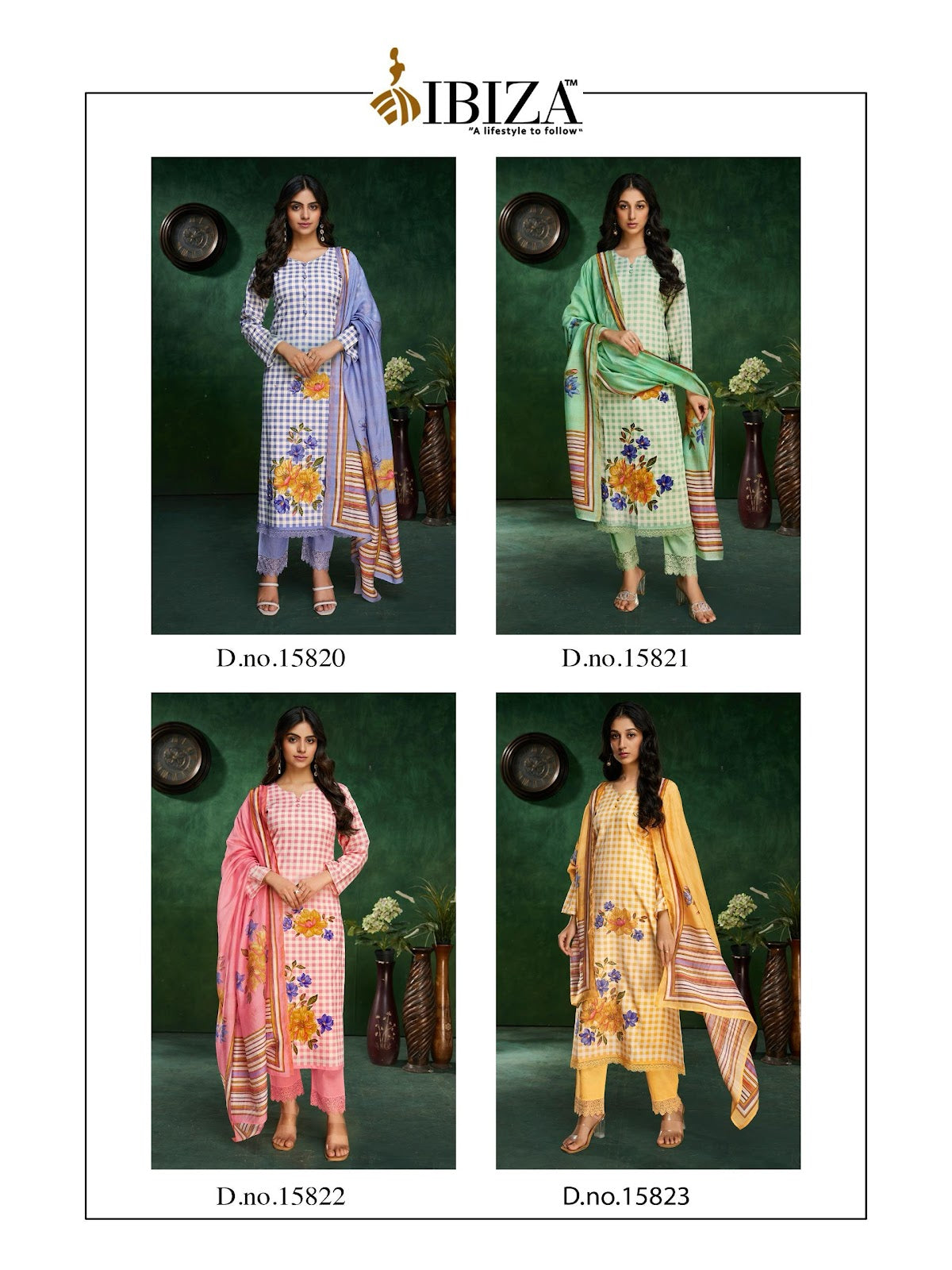 Cherry Ibiza Pure Lawn Pant Style Suits Supplier