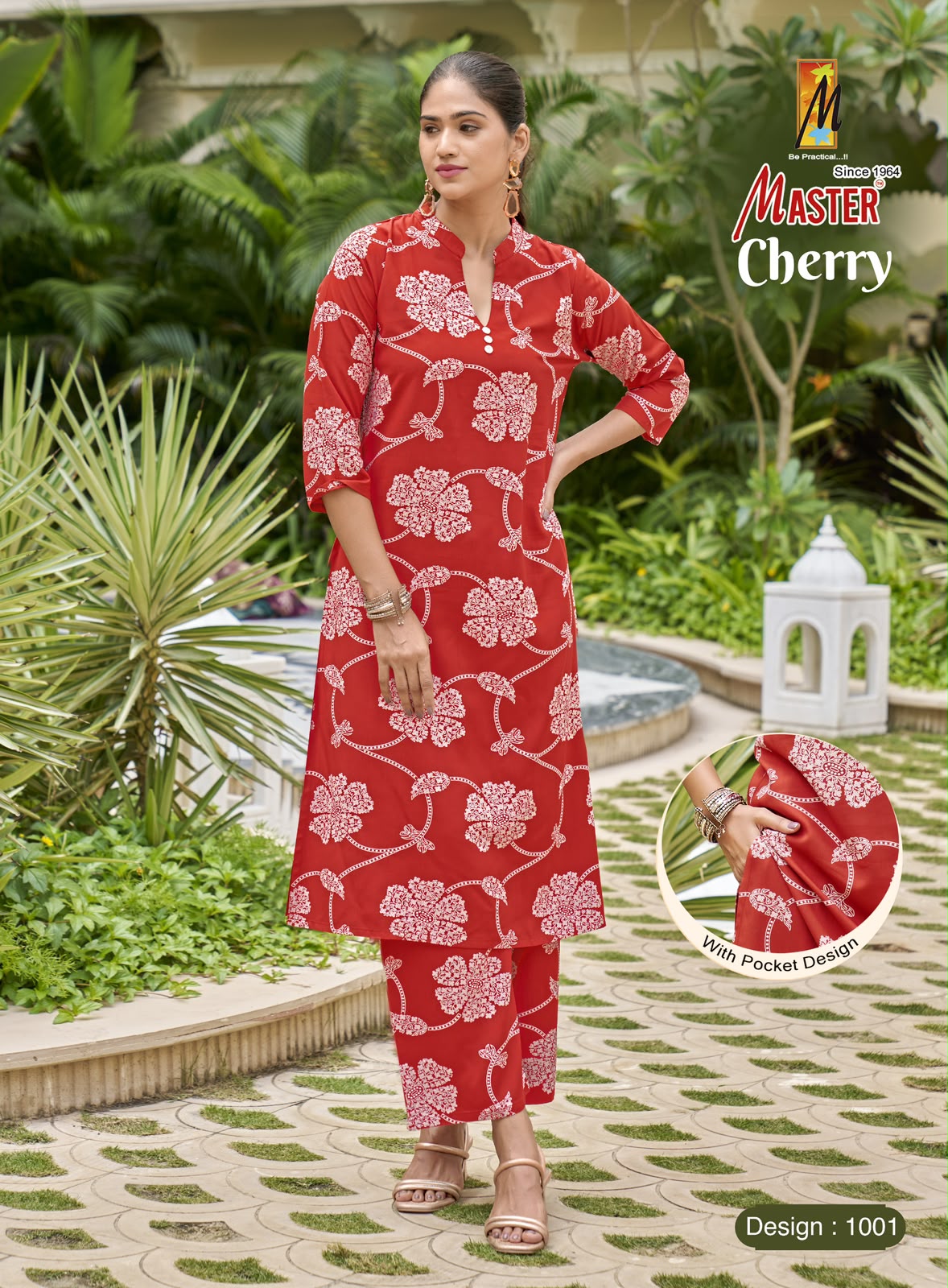 Cherry Master Rayon 22Kg Co Ord Set Exporter